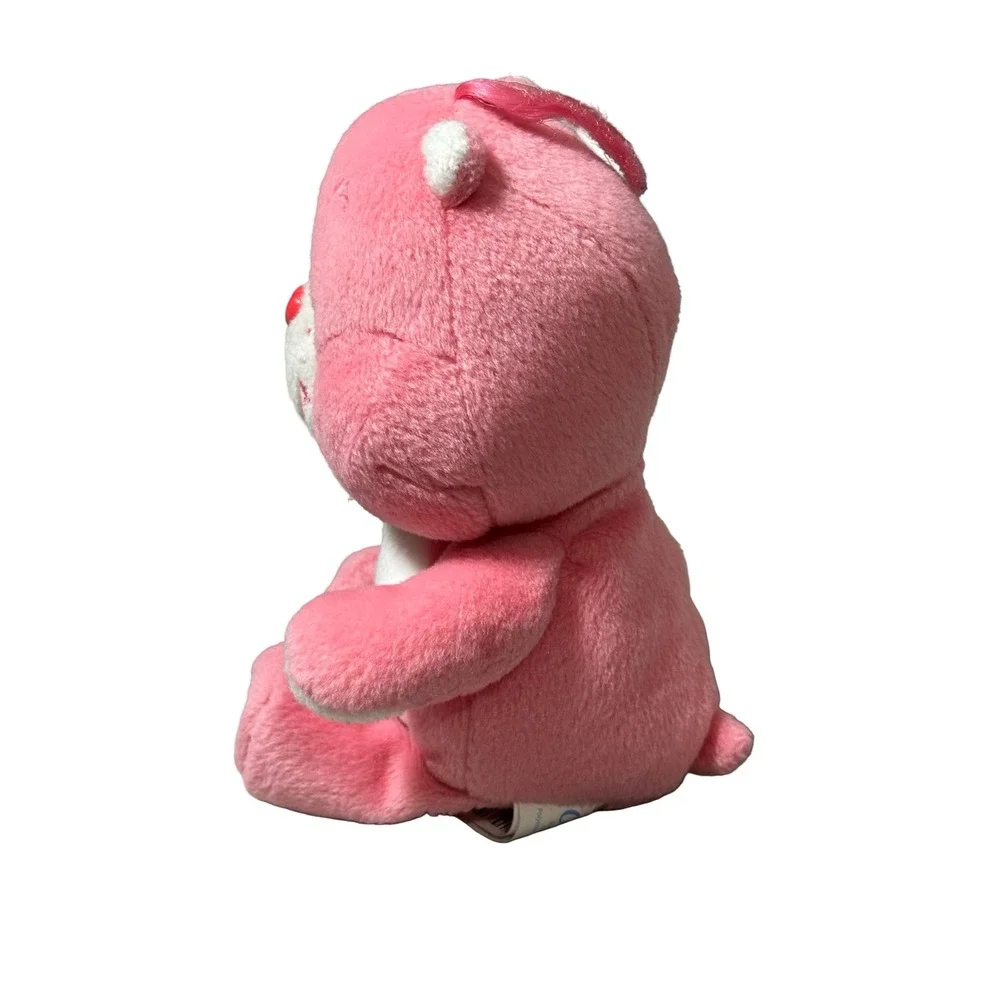 Care Bears‎ Love-a-Lot Pink Plush 2002 Play Along Interlocking Hearts 8 inch